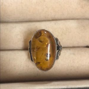 Amber ring